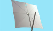 Picture of Spectra Cantilever Umbrella SP250ALUN80F WITH INGROUND ANCHOR 8 FOOT 2 INCH