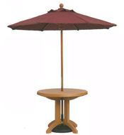 Picture of Grosfillex 7 foot Round Wooden Market Umbrella