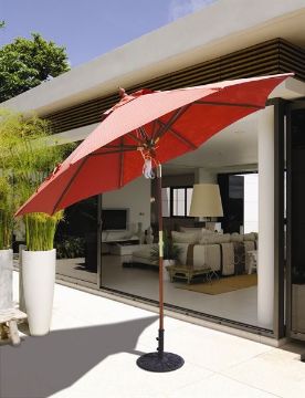 Show details for Galtech 139 - 9 Foot Round Quad Pulley Market Umbrella Commercial Discontinued Picture of Galtech 139 - 9 Foot Round Quad Pulley Market Umbrella Commercial Discontinued