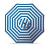 Picture of Green Corner 9' Octagon Market Umbrella
