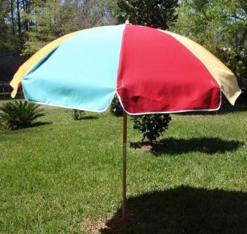 Show details for Commercial Fiberlite Fiberglass Beach Umbrella - 48 Pack Free Shipping Picture of Commercial Fiberlite Fiberglass Beach Umbrella - 48 Pack Free Shipping