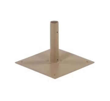 Show details for FIBERLITE DKPLT UMBRELLA BASE  Aluminum Deck Plate